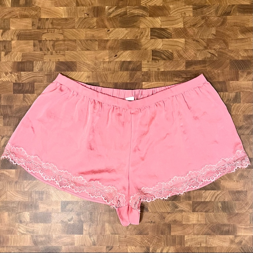 Victoria Secret sleep shorts with lace trim